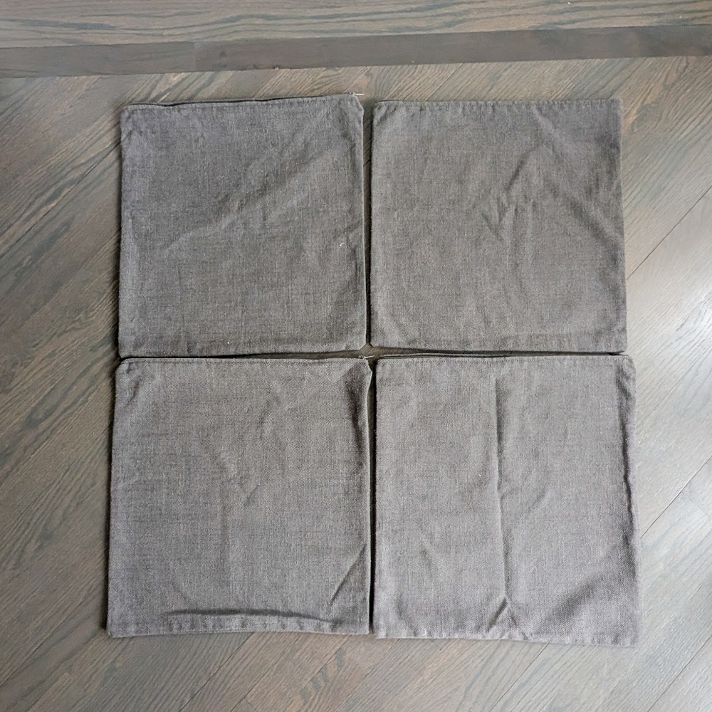 IKEA Handmade Decorative Pillow Covers, 16" x 16", Set of 4